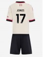 Liverpool Curtis Jones #17 Replika Borta Kläder Barn 2025-26 Kortärmad (+ byxor)